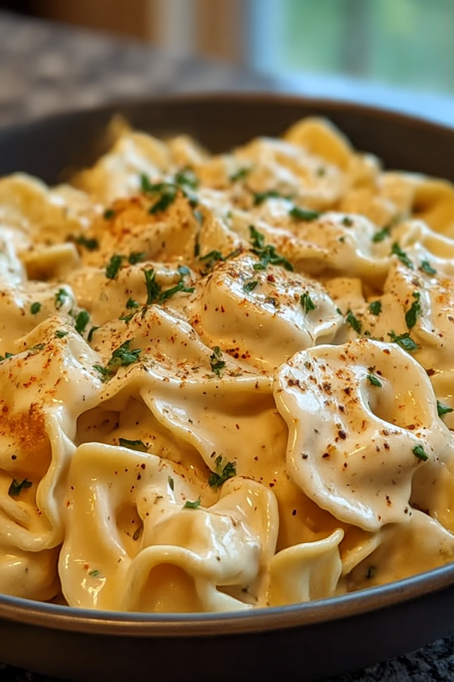 Crockpot Chicken Alfredo Tortellini: A Creamy Delight You'll Love! image 2