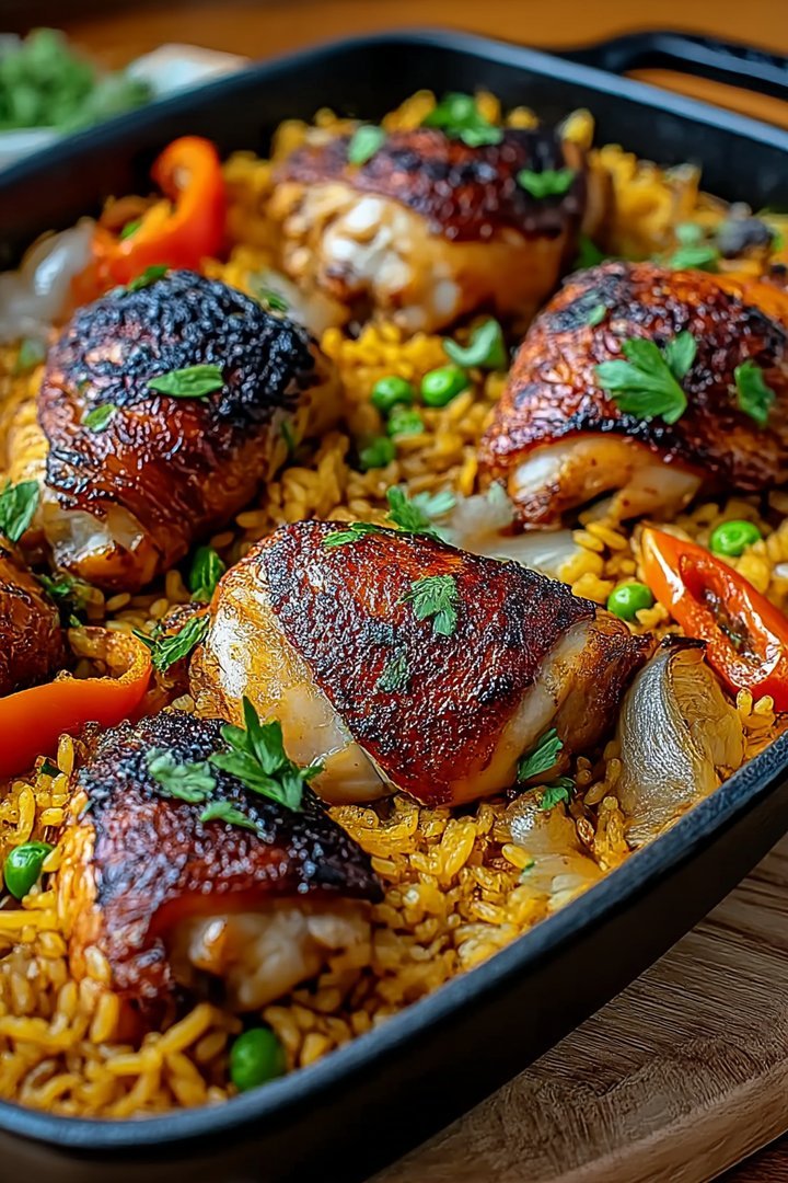 Caribbean Chicken with Flavored Rice image 2