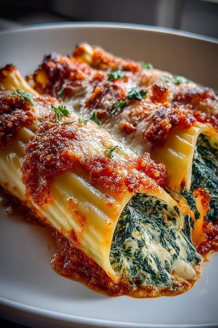 Creamy Spinach and Cheese Stuffed Manicotti in 7 Simple Steps image 2