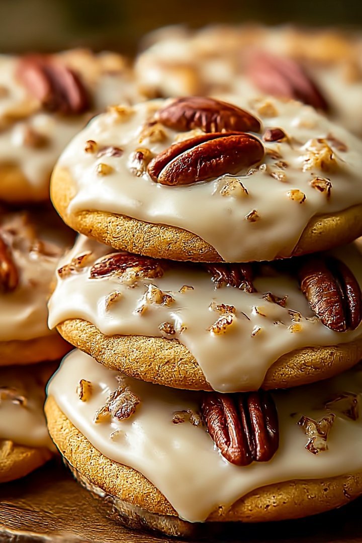 Frosted Butter Pecan Cookies image 2