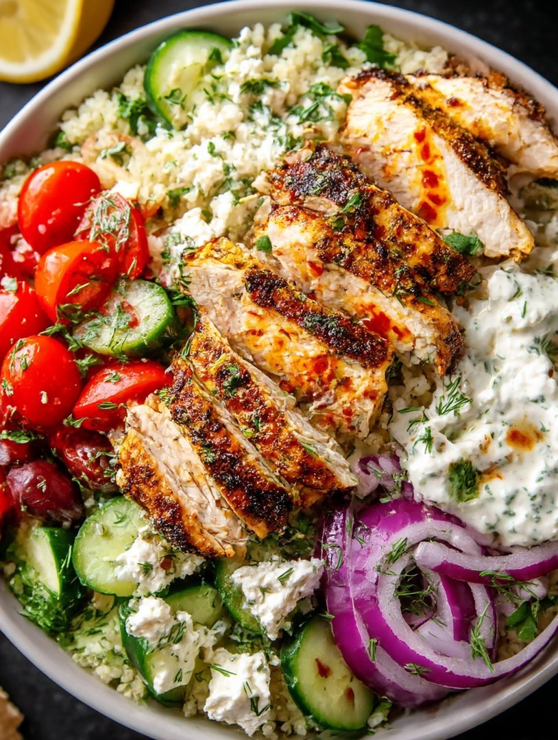 Greek Chicken Bowls: A Flavor-Packed Mediterranean Favorite Made Easy image 2