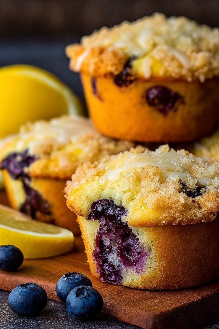 Lemon Blueberry Muffins image 2