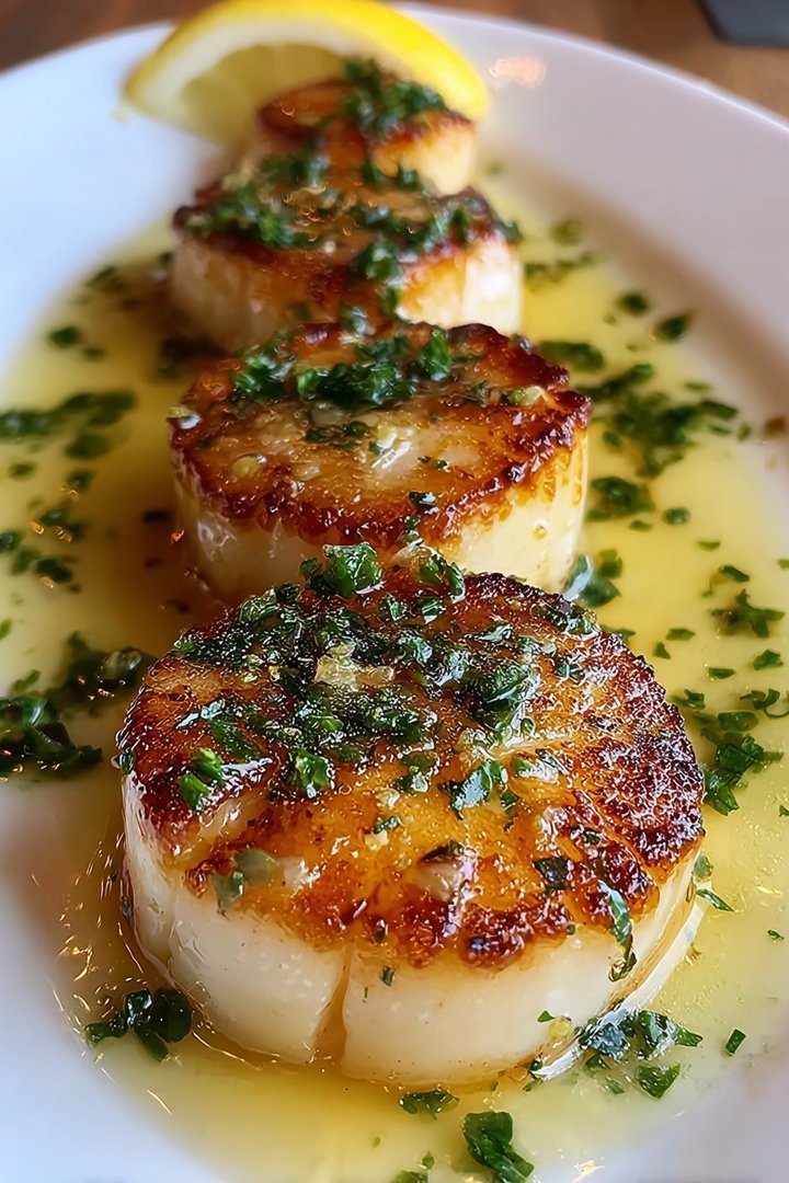 Lemon Butter Scallops are a delicious seafood delight. image 2