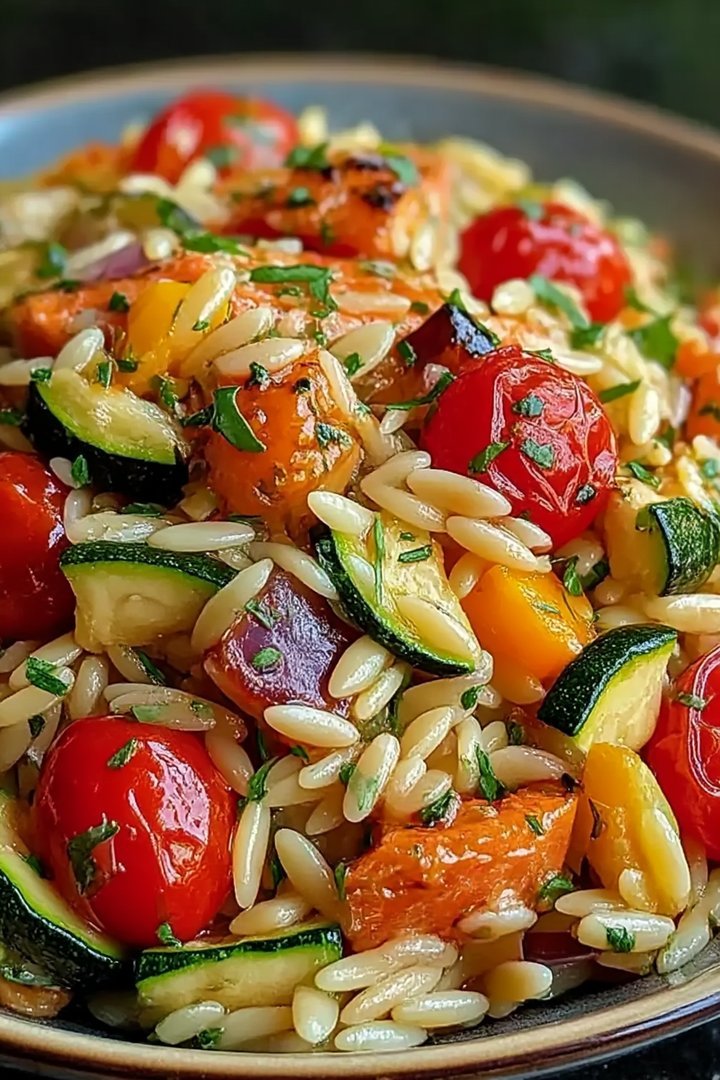 Roasted Vegetable Orzo: A Delicious and Nutritious Recipe for Your Next Meal image 2
