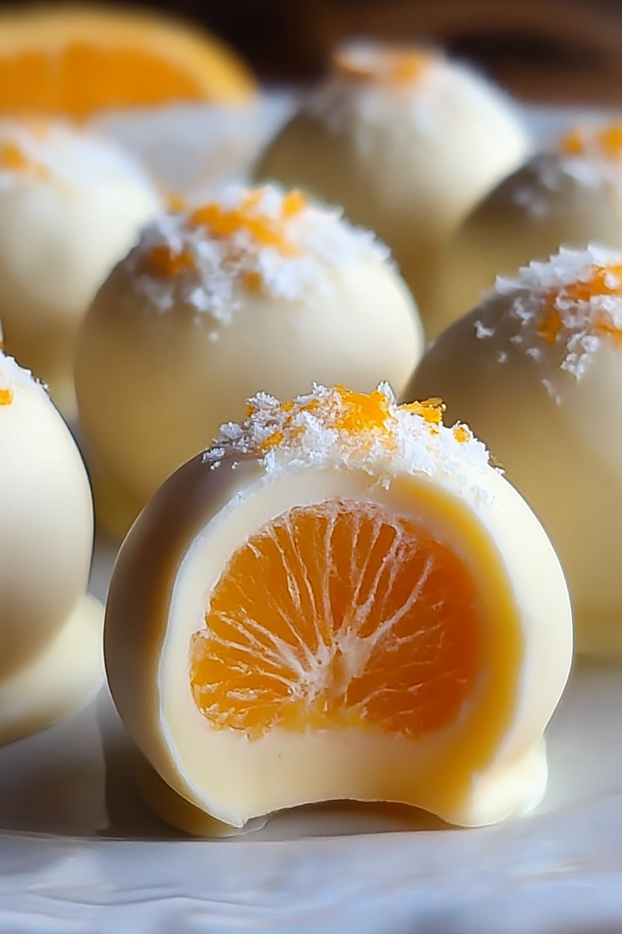 White Chocolate Orange Creamsicle Truffles image 2