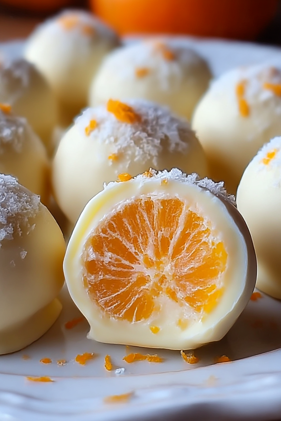 White Chocolate Orange Creamsicle Truffles image 2