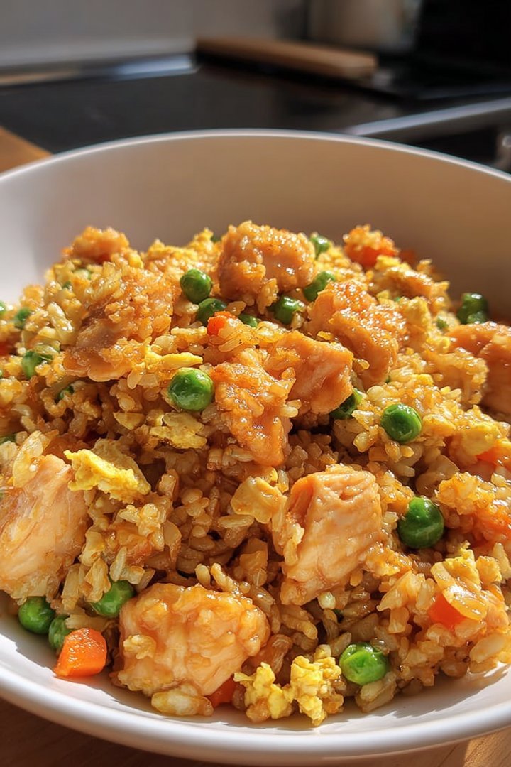 30-Minute Chicken Fried Rice Blackstone Recipe Your Family Will Crave image 2