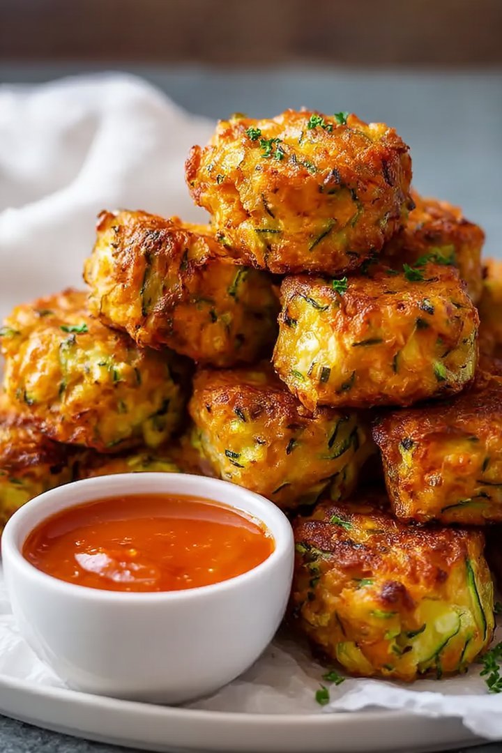 Baked Sweet Potato Zucchini Tots: Crispy, Veggie-Packed Perfection image 2