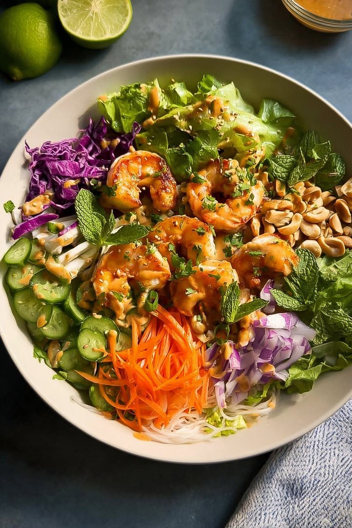 Spring Roll Salad with Spicy Cucumber Waterger Dressing: An Incredible Ultimate Recipe image 2
