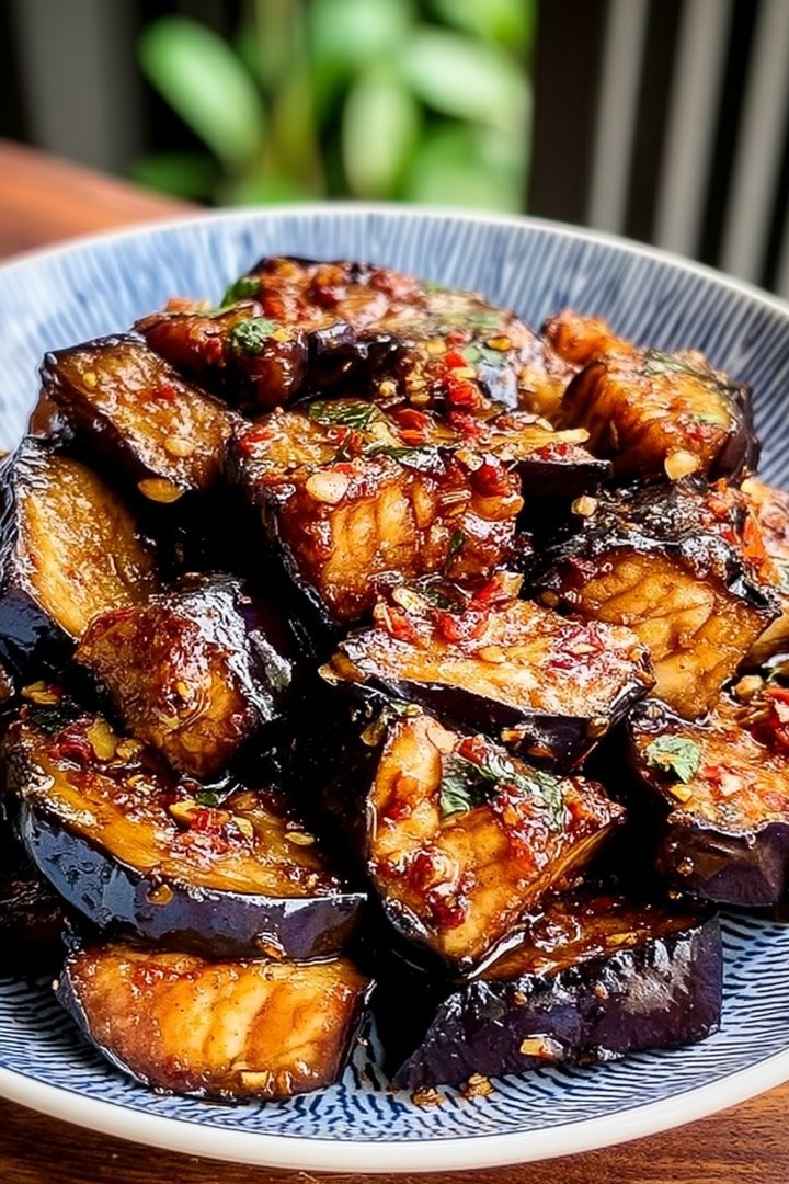 Sticky Garlic Eggplant image 2